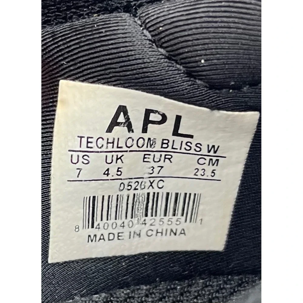 APL Techloom Bliss W Black White Slip On Sneakers Women's‎ Size 7 Athletic Shoes
